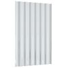 vidaXL Roof Panels 36 pcs Galvanised Steel Green 60x36 cm