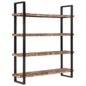 vidaXL 4-Tier Bookcase 160x40x180 cm Solid Reclaimed Wood