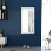 vidaXL Wall Mirror Baroque Style 120x60 cm White
