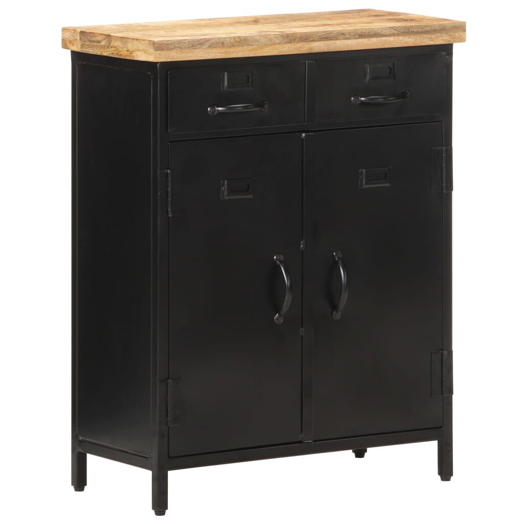vidaXL Sideboard 60x30x76 cm Rough Mango Wood
