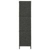 vidaXL 3-Panel Room Divider Black 116x160 cm Water Hyacinth