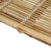 vidaXL 2-Person Sun Lounger with Cushions Bamboo