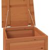 vidaXL Outdoor Cushion Box Brown 50x50x56 cm Solid Wood Fir