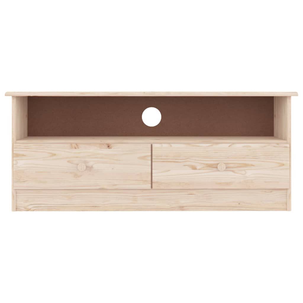 vidaXL TV Cabinet with Drawers ALTA 100x35x41 cm Solid Wood Pine