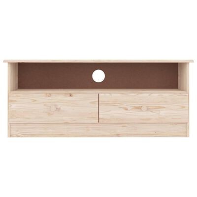 vidaXL TV Cabinet with Drawers ALTA 100x35x41 cm Solid Wood Pine