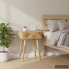 vidaXL Bedside Cabinet 43x30x58 cm Solid Mango Wood