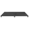 vidaXL Parasol Base Black 100 x 100 x 4 cm Steel
