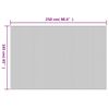 vidaXL Room Divider Brown 165x250 cm Bamboo