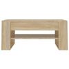vidaXL Coffee Table Sonoma Oak 102x55x45 cm Engineered Wood