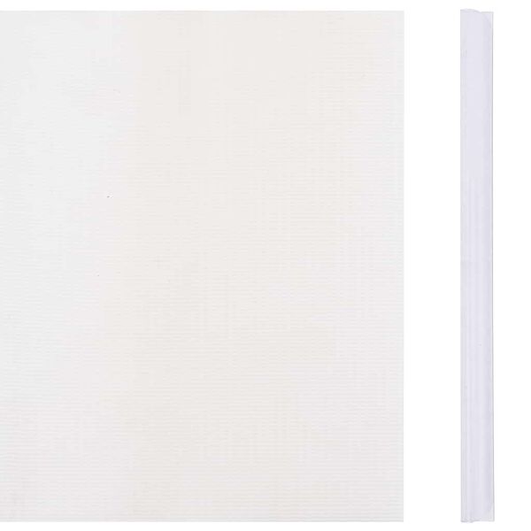 vidaXL Garden Privacy Screen PVC 70x0.19 m White