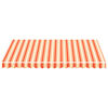 vidaXL Replacement Fabric for Awning Yellow and Orange 3x2.5 m