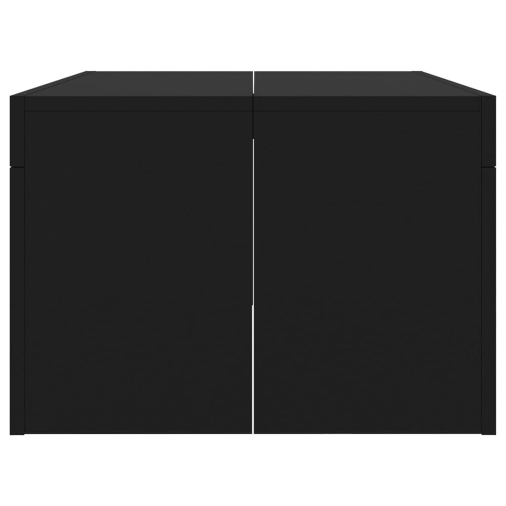 vidaXL Coffee Table Black 102x50x36 cm Engineered Wood