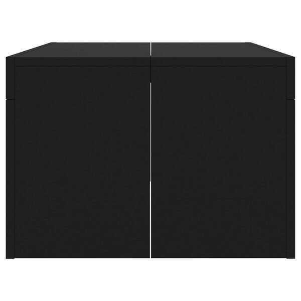 vidaXL Coffee Table Black 102x50x36 cm Engineered Wood