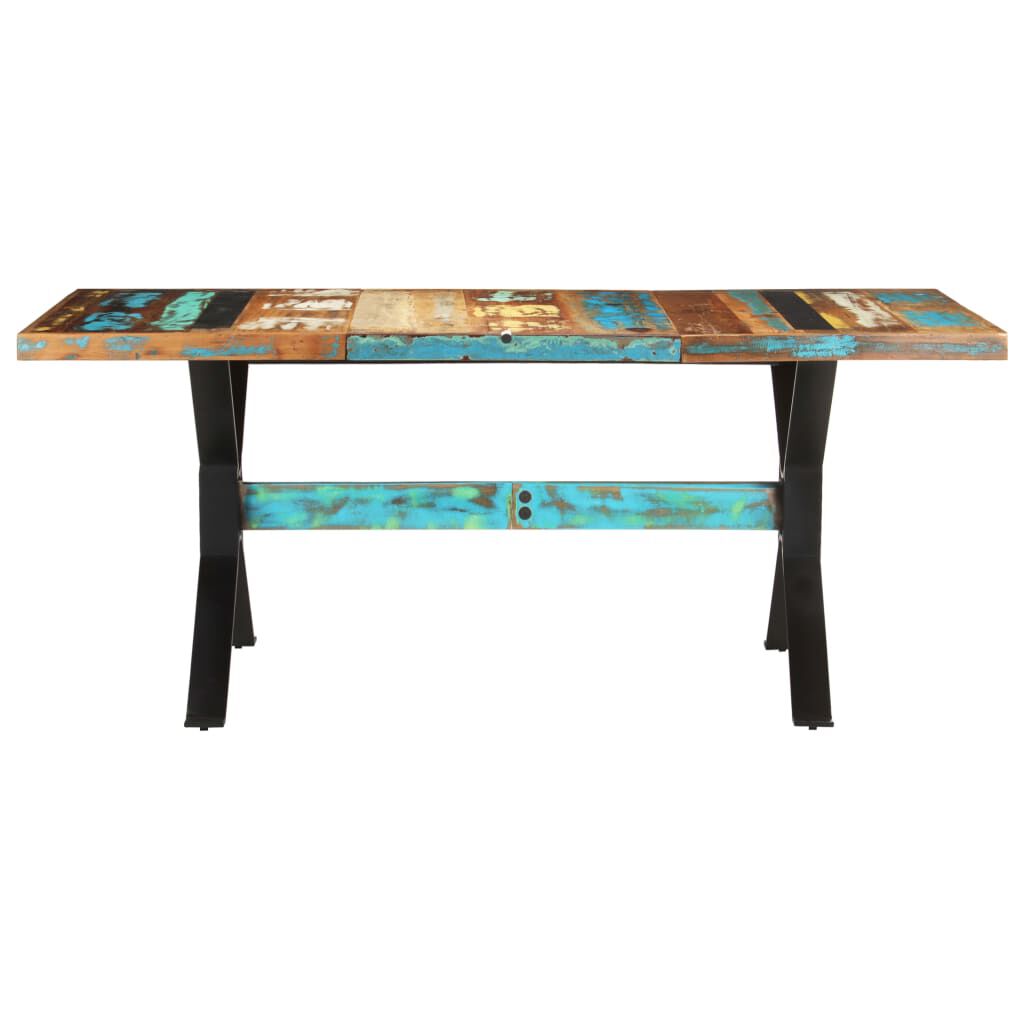vidaXL Dining Table 180x90x76 cm Solid Reclaimed Wood