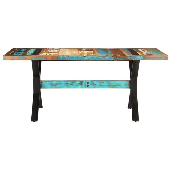 vidaXL Dining Table 180x90x76 cm Solid Reclaimed Wood