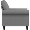 vidaXL Sofa Chair Light Grey 60 cm Fabric