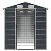 vidaXL Garden Shed Anthracite 191x215x198 cm Galvanised Steel