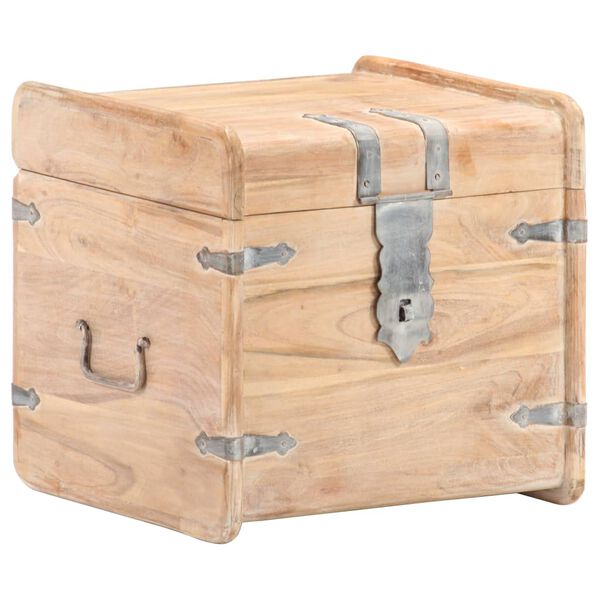 vidaXL Chest 40x40x40 cm Solid Acacia Wood