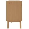 vidaXL Drawer Cabinet OLDEN Brown Solid Wood Pine