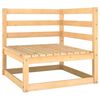 vidaXL 6 Piece Garden Lounge Set with Cushions Solid Pinewood