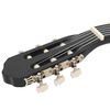 vidaXL Classical Guitar for Beginner Black 4/4 39" Basswood