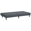 vidaXL 2 Piece Sofa Set Dark Grey Velvet