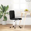 vidaXL Dining Chair Black Faux Leather
