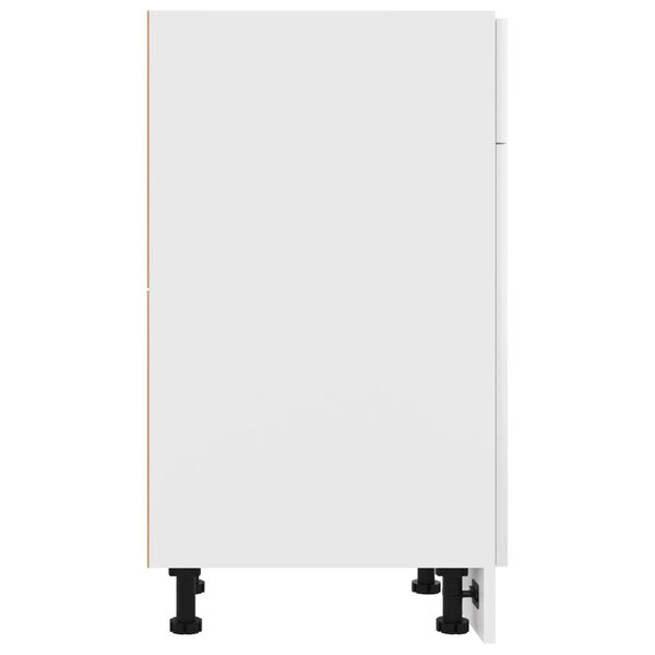 vidaXL Drawer Bottom Cabinet Lyon White 30x46x81.5 cm Engineered Wood