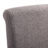 vidaXL Dining Chairs 4 pcs Taupe Fabric