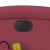 vidaXL Electric Stand up Massage Recliner Chair Wine Red Fabric