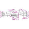 vidaXL 8 Piece Garden Sofa Set with Cushions Wax Brown Solid Wood Pine