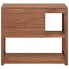 vidaXL Bathroom Cabinet 85x40x75 cm Solid Wood Teak