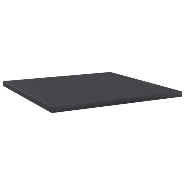vidaXL Bookshelf Boards 8 pcs Grey 40x40x1.5 cm Engineered Wood