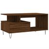 vidaXL Coffee Table Brown Oak 90x49x45 cm Engineered Wood