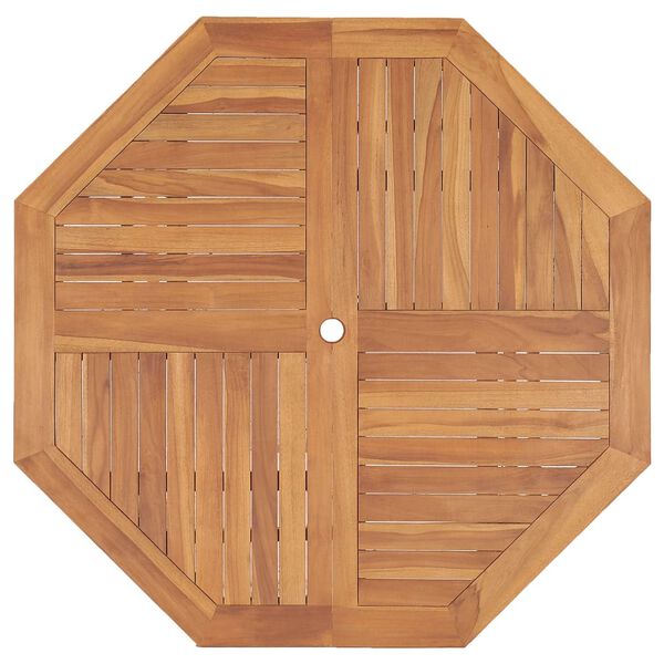 vidaXL Garden Dining Table 110x110x75 cm Solid Wood Teak