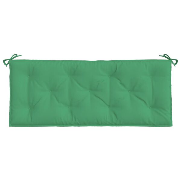 vidaXL Garden Bench Cushion Green 120x50x7cm Oxford Fabric
