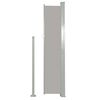 vidaXL Patio Retractable Side Awning 120x500 cm Grey