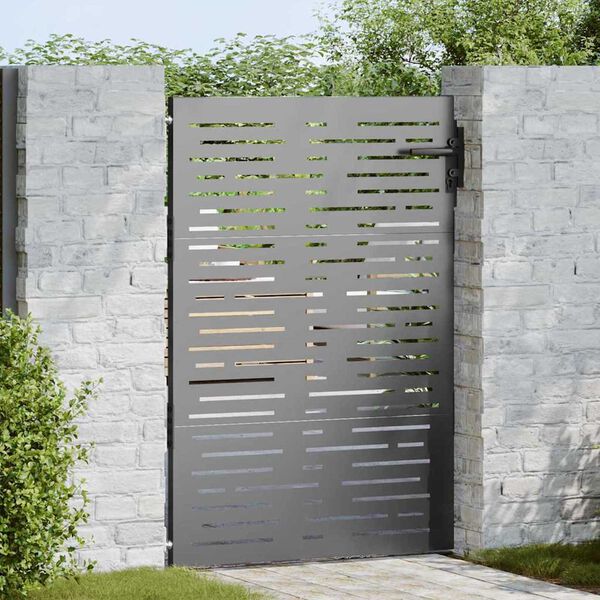 vidaXL Garden Gate 85x150 cm Corten Steel Square Design