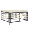 vidaXL 7 Piece Garden Lounge Set with Cushions Anthracite Poly Rattan