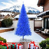 vidaXL Artificial Christmas Tree with Stand Blue 240 cm PVC