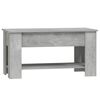 vidaXL Coffee Table Concrete Grey 101x49x52 cm Engineered Wood