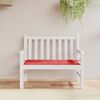 vidaXL Garden Bench Cushion Red 120x50x4 cm Oxford Fabric