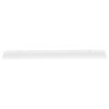 vidaXL Wall Shelves 2 pcs High Gloss White 115x9x3 cm