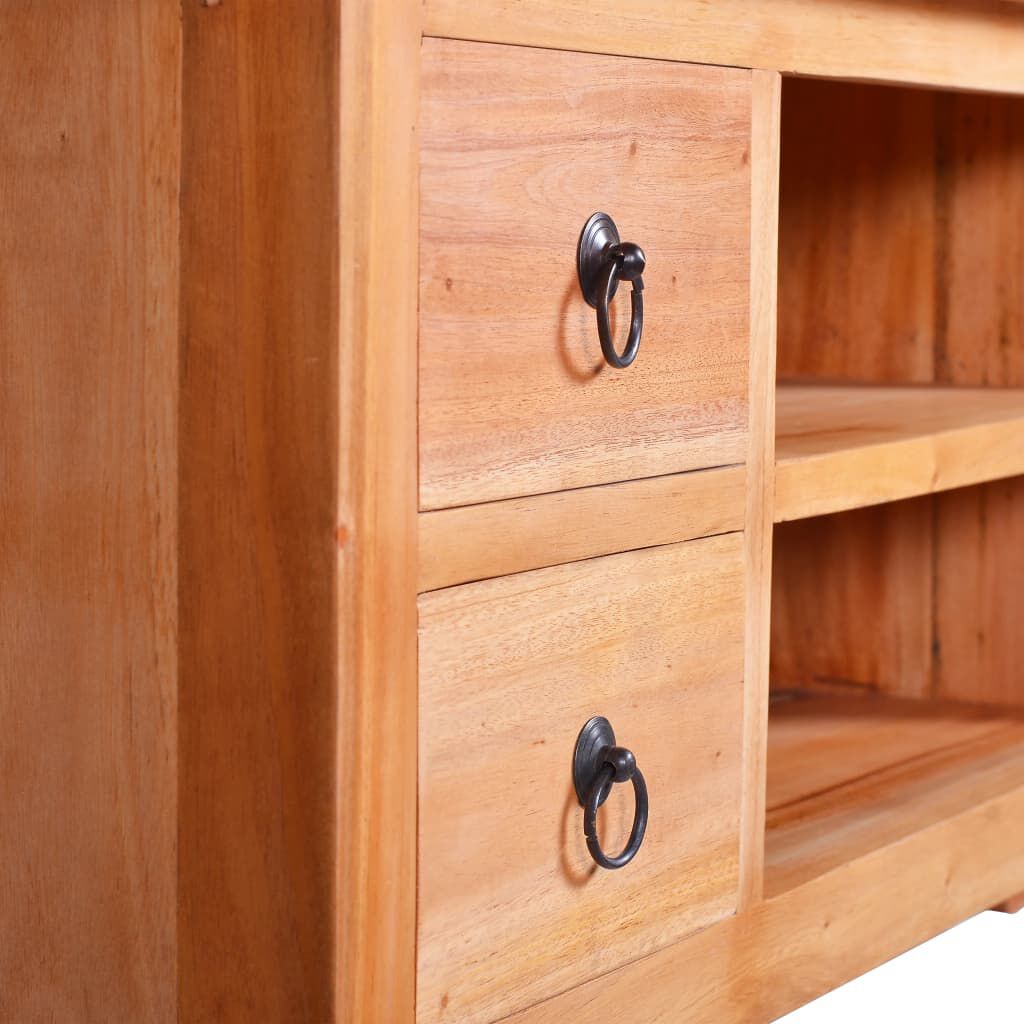 vidaXL TV Cabinet 100x40x45 cm Solid Mahogany Wood