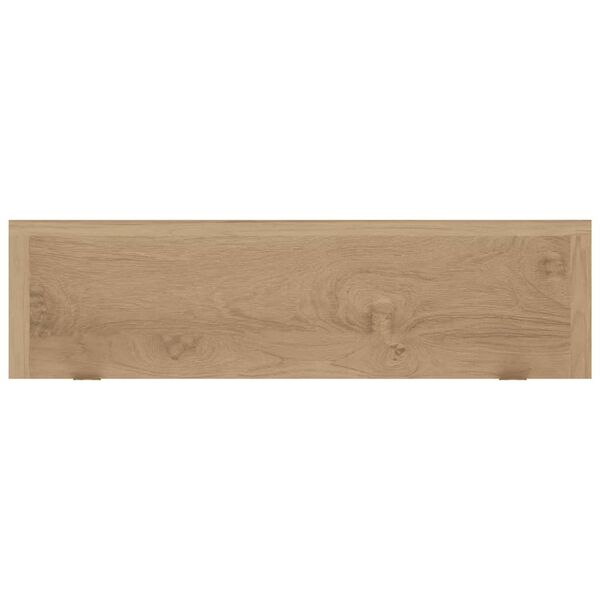 vidaXL Wall Shelves 2 pcs 60x15x4 cm Solid Wood Teak