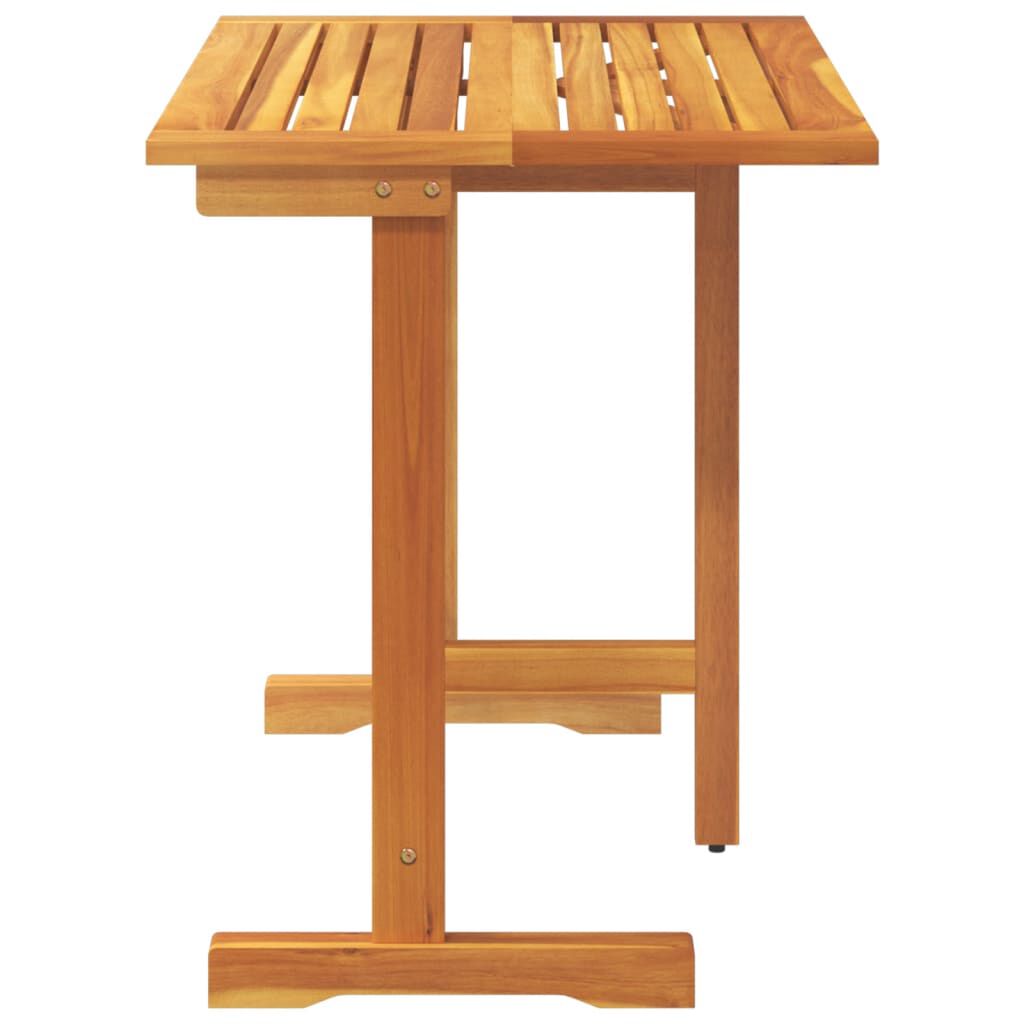 vidaXL Folding Balcony Table 90x60x72 cm Solid Wood Acacia