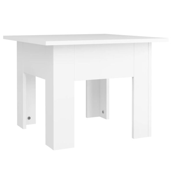 vidaXL Coffee Table White 55x55x42 cm Engineered Wood