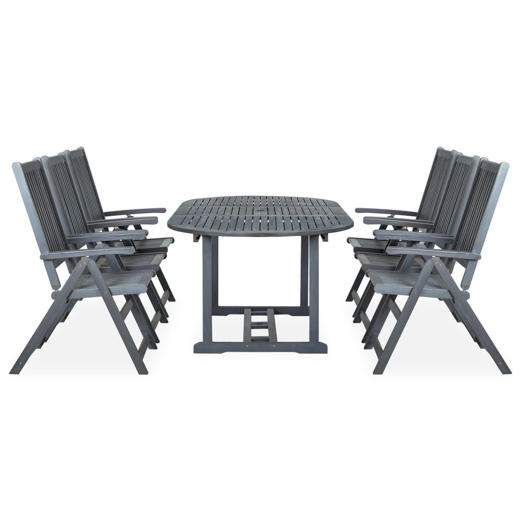 vidaXL 5 Piece Garden Dining Set Solid Wood Acacia