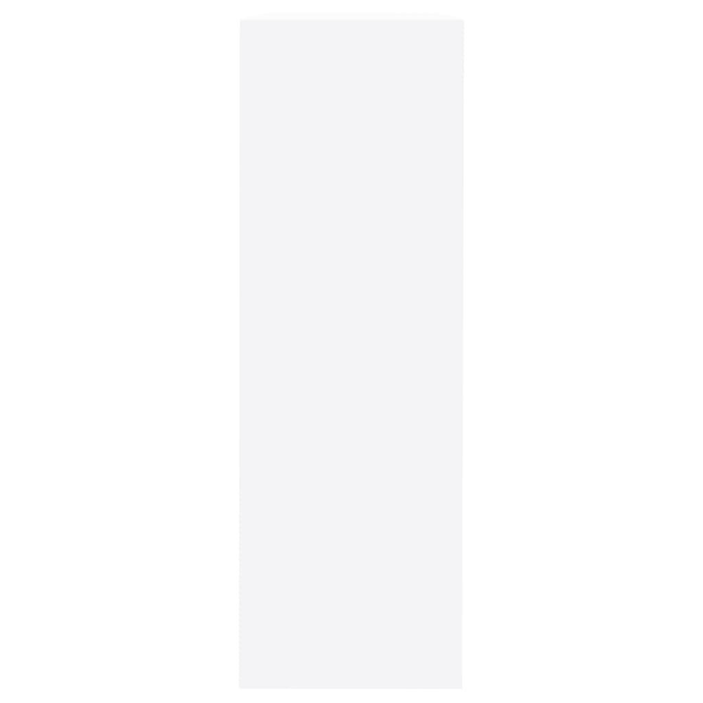vidaXL Wall Cube Shelves 3 pcs White MDF