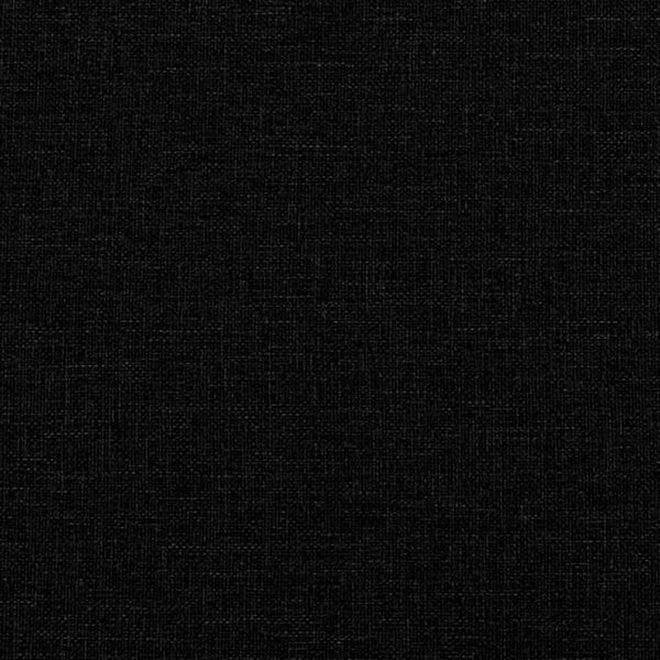 vidaXL Sofa 2-Seater Black Fabric